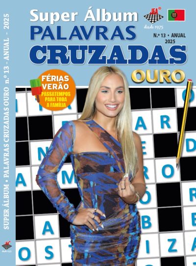 Super Álbum PALAVRAS CRUZADAS OURO Nº13 -  2025